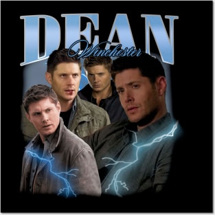 Dean Winchester Retro Collage Posters and Art